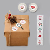 2 x Brand New Christmas stickers, pack of 1000, gift stickers, round, self-adhesive Christmas stickers, Christmas stickers for gift packaging, Christmas decoration, cards, gift boxes decoration - RRP €40.8