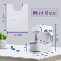 1 x RAW Customer Returns KPCB Sewing Machine Mini with Extension Table, User-Friendly and Practical - RRP €49.99