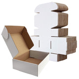 1 x RAW Customer Returns RLAVBL 25x white shipping boxes measuring 7 x 5 x 2 for shipping small items, toys and small gifts - RRP €21.99