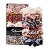 50 x Brand New Hairband women set with 6 satin scrunchies hair ties hair accessories - RRP €348.5