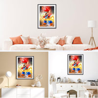 20 x Brand New NAIMOER Cartoon Diamond Painting Adult Set, 5D Diamond Painting Pictures Cartoon Diamond Painting Adults Animals Diamond Painting Children DIY Diamond Painting for Home Wall D cor 30x40cm - RRP €408.0