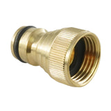 1 x RAW Customer Returns Fittingstore - GARDENA coupling plug with internal thread or external thread tap piece G 1 2 internal thread , material brass  - RRP €8.05