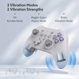 1 x RAW Customer Returns No Drift GuliKit KK3 Max Bluetooth Controller, Kingkong 3 Max Wireless Controller for Switch OLED Switch PC, Joystick Trigger Hall Effect, Maglev Rotor HD Vibration, Hyperlink Adapter Grey  - RRP €79.99