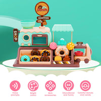 1 x RAW Customer Returns HOMCENT Donuts Set Toy with Sound, Role Play Food for Toddlers, Boys and Girls, Birthday Gifts, 34 Pieces - RRP €20.16