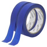 2 x Brand New QILIMA 2 rolls blue painter s tape 24mmx50m premium crepe paper masking tape for painting, crafts and DIY - professional painter s tape, UV-resistant, residue-free and easy to remove - RRP €16.7