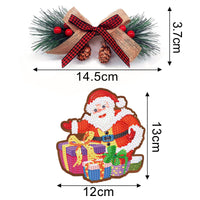 59 x Brand New Christmas Christmas pendant 5D diamond painting Christmas decoration Christmas tree pendant decoration gift DIY diamond painting pictures Santa Claus for front door wall window Christmas decoration - RRP €1203.6