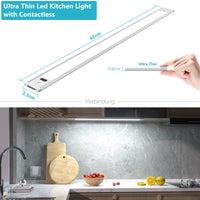 29 x Brand New wobsion LED Kitchen Light with Touchless Sensor, LED Closet Light 42cm Cool White 6000K, LED Strip for Kitchen Lighting, Cabinet, Shelf, Wordrobe - RRP €579.71