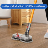 1 x RAW Customer Returns DrRobor Electric Mop Head for Dyson V11 V10 V7 V8 V15 Vacuum Cleaner with Removable Water Tank, 12 Washable Mop - RRP €69.98