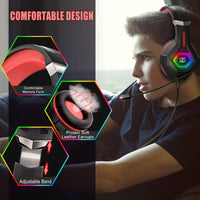 1 x RAW Customer Returns Ozeino Gaming Headset - RRP €22.99