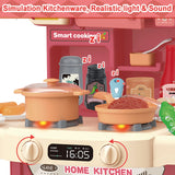 1 x RAW Customer Returns deAO children s kitchen play set My Little Chef My Little Chef play kitchen with light and sound, children s sink with water, small children s kitchen plastic with rich kitchen toy accessories 75 cm  - RRP €32.18