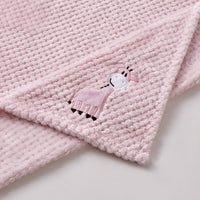 1 x RAW Customer Returns CREVENT 75cmX100cm Cute Cozy Fluffy Warm Baby Blanket for Girls Toddlers Bedding Crib Cot Stroller, Baby Shower Birthday Newborn Gift Pink-Baby Giraffe - RRP €20.4