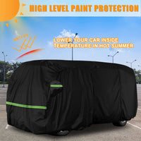 1 x RAW Customer Returns Full Car Cover Replacement for VW Type 2 T1 T2 T3 1950-1992, 300D Weatherproof UV Resistant Car Cover Full Garage Replacement for VW Bus Westfalia Camper - RRP €90.74