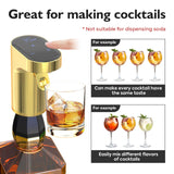 1 x RAW Customer Returns Redsack Electric Wine Decanter Aerator Dispenser Pourer Whiskey Liquor Pump Funny Unique Birthday Gift Men Women Mom Dad Boss Brother Husband Gold  - RRP €89.63