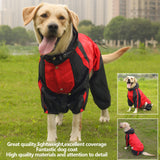 30 x Brand New Waterproof Dog Rain Coat, Waterproof Rain Jacket, Dog Safety Vest, Rain Protection for Large Medium Small Dogs, XS, Red - RRP €635.1