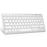 1 x RAW Customer Returns FOGARI Bluetooth Keyboard - Tablet German QWERTZ Keyboard for iPad 9.7 10.2 10.9 11 12.9 inch, for iPad Mini, Samsung Tab S9 S8 S7 A9 A8 A7, Xiaomi Pad, Lenovo, Huawei, HD 10 AAA battery operated  - RRP €21.99