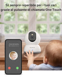 1 x RAW Customer Returns blurams Internal Wifi Cameras 2K 64G MicroSD, Internal Wifi Surveillance Camera, Dog Home Children Cameras, Color Night Vision, One-Touch Call, Alarm, 360 Rotation 2.4GHz Wi-Fi  - RRP €59.99