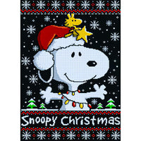 2 x Brand New RICUVED Christmas Full 5D Diamond Painting, Animated Diamond Painting Full Drill Diamond Painting, Snoopy DIY Diamond Painting Kit for Adult, Wall Decoration Decor 30x40cm - RRP €38.4