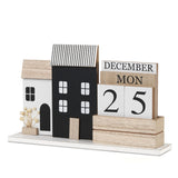 1 x RAW Customer Returns GHIAKQYT Calendar Cube Wooden Desk Perpetual Calendar - Desk Calendar Block Planner Month Week Date Display Wooden Calendar Permanent Calendar for Home Office Table Decoration Decoration Holiday Calendar - RRP €22.99