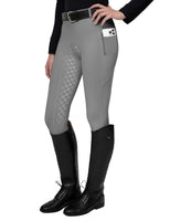 1 x RAW Customer Returns FitsT4 Women s Silicone Riding Leggings with Cell Phone Pocket and Belt Loops - RRP €36.99