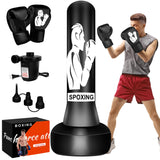 1 x RAW Customer Returns Standing Punching Bag for Adults 70 - Heavy Punching Bag with Boxing Gloves and Electric Air Pump, Men and Women Standing Kickboxing Bags for Training MMA, Muay Thai, Fitness Beginners. - RRP €59.99