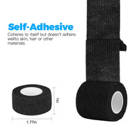 2 x Brand New Cohesive Bandage - Self Adhesive Bandage Wrap Breathable Bandage Tape Rolls Athletic Elastic Self Adherent Wrap for Sports Injury, Wrist, Knee, Ankle Sprains and Swelling 16 Pack 5cm Pack of 24  - RRP €50.4