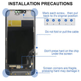 1 x RAW Customer Returns For iPhone 13 Screen Replacement for iPhone 13 LCD Screen Replacement A2633 LCD Display A2482 Touch Digitizer Assembly A2631 A2634 A2635 Not Original Incell  - RRP €32.8