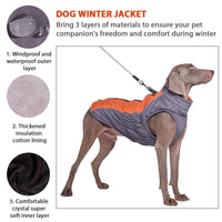 1 x Brand New OCSOSO Dog Coat, Dog Sweater Waterproof Fleece Vest with Harness Design, Reflective Adjustable Winter Coat Dog, Cozy Fleece Dog Jacket for Small Medium Large Dogs - Orange, M - RRP €28.99