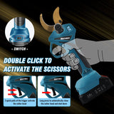 1 x RAW Customer Returns MIRTHBUY Electric Pruning Shears Wireless 18V Pruning Machine 60mm for Pruning Trees and Shrubs as well as Fruit Trees, for Makita BL1830, BL1830B, BL1840, BL1840B, BL1850, BL1850B, BL1860B - RRP €109.99