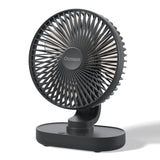 1 x RAW Customer Returns OCOOPA Fan Automatic Oscillating Quiet 30db, 4000mAh Battery and USB Table Fan with Strong Airflow, 4 Speeds Portable Small Fan for Office, Home and Outdoor - RRP €23.74