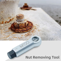 1 x RAW Customer Returns CCLIFE Nut Splitter 9-12mm Nut Splitter Nut Remover Extractor Tool for Removing Broken and Damaged Nuts - RRP €9.29