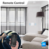 1 x RAW Customer Returns  Percentage Upgrade WiFi Blinds Switch, Maxcio Smart Switch Control by APP and Voice Percentage Compatible with Alexa and Google Home, with Timer for Tublar Blind Motor - RRP €26.99