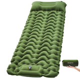 1 x RAW Customer Returns KingCamp Camping Sleeping Mat Self-Inflating with Foot Pump, Air Mattress 1 Person with Integrated Pillow Outdoor Ultralight Camping Mattress Small Pack Size, for Beach, Hiking, Trekking, Tent - RRP €39.95