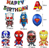 50 x Brand New Superhero Birthday Decorations Superhero Balloons Avenger Foil Balloons Birthday Party Banners,Spiderman Theme Kids Balloons B  - RRP €737.5