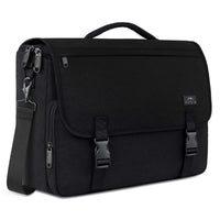 1 x RAW Customer Returns MATEIN Briefcase Men, Laptop Bag 15.6 Inch, Waterproof Messenger Bag Laptop Bag, Business Notebook Computer Shoulder Bag for College Office Work Women Men, Black - RRP €30.24