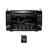 1 x RAW Customer Returns Amaseaudio Wince Car Radio, 2 Din, Compatible with Benz W169 W245 W906, 7 Touchscreen, Built-in DVD Player, Support GPS Navigation including SD card with map , USB Port - RRP €170.42