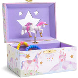 1 x RAW Customer Returns Jewelkeeper Musical Jewelry Box with Spinning Unicorn Music Box for Jewelry Storage Rainbow Star Design - Beautiful Dreamer Song The Beautiful Dreamer Melody - RRP €19.13