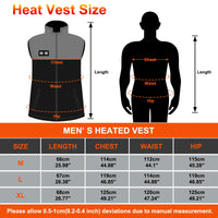 1 x Brand New Tonfarb Heated Vest, Heating Vest Men with 4 Heating Zones 3 Temperature Levels, Electric USB Heated Vest for Outdoor Fishing Skiing Battery Not Included  - RRP €59.99