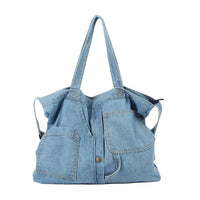 1 x RAW Customer Returns LHHMZ Denim Hobo Bags for Women Retro Jean Shoulder Bag Casual Jean Tote Handbags Denim Leisure Bags for Teenage Girls - RRP €24.89