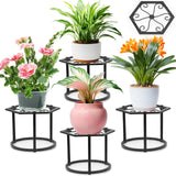 1 x RAW Customer Returns Giyiprpi Flower Stool Plant Stand Flower Pot Stand Metal Planter Flowerpot Base Home Plant Stand for Flower Pots Indoor Balcony Outdoor Garden A  - RRP €25.2