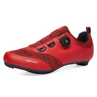 1 x RAW Customer Returns Men s Cycling Shoes Women Mountain Road Bikes Shoe Compatible with Peloton Look ARC Delta Compatible Installation Look SPD SPD-SL Delta Lock Pedal Riding Shoes Red 38 EU - RRP €59.99