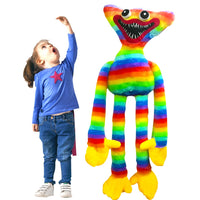 3 x Brand New 40 In Wuggy Cuddly Toy Playtime Plush Toy Kissy Scary and Funny Monster Horror Poppy Playtime Large Cartoon Stuffed for Birthday Children and Plush Doll Fans 100cm Colorful  - RRP €99.78