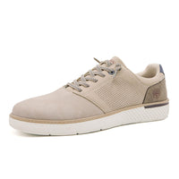 1 x RAW Customer Returns LEOSS ORIGINAL Men s Shoes Sneakers Casual Sport Lace Up Breathable Casual Beige 43 EU - RRP €35.28