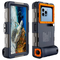 1 x RAW Customer Returns  Upgrade waterproof phone case universal diving professional cell phone underwater case cell phone cases for iPhone Samsung Huawei, diving snorkeling surfing, waterproof deep 15 m - RRP €52.44