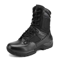 1 x RAW Customer Returns NORTIV 8 men s military boots security tactical boot zipper boots combat boots spring boots shoes RESPONSE, black, 46EU - RRP €60.49