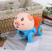 1 x Brand New Interactive Piggy Toys, Electronic Pig Walking Voice Light, Toy Pig for Children Boys and Girls, Early Education Birthday Gift for Children 2-8 Years Old Red  - RRP €19.2