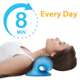 1 x RAW Customer Returns Anzorhal Traction Equipment Neck Traction Pillow Cervical Pillow Chiropractic Pillow for Neck Stretching, Neck and Shoulder Pain Relief, Cervical Spine Alignment - RRP €23.99