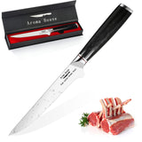 46 x Brand New Aroma House boning knife filleting knife 15cm meat knife professional chef s knife sharp blade kitchen knife butcher knife with ergonomic handle Exquisite gift packaging - RRP €927.36