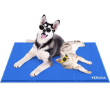 1 x RAW Customer Returns Yerloa cooling mat for dogs, cooling mat for cats and dogs with non-toxic gel 90 50cm , cooling mat for pets, ice mat, self-cooling cushions, cold gel pad for dogs for crates, dog houses and beds - RRP €25.13