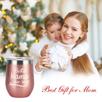 1 x RAW Customer Returns Livole Best Mom in the World Gift Mother s Day, Christmas gifts for mom, mothers, stepmother, gift ideas for mother, mom mug, 350ml stainless steel mug, double-walled thermal mug coffee to go - RRP €14.11