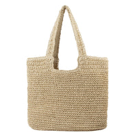 4 x Brand New EVEOUT Straw Tote Bags for Women Large Straw Beach Shoulder Bags Summer Bohemian Style Holiday Bag - RRP €83.96